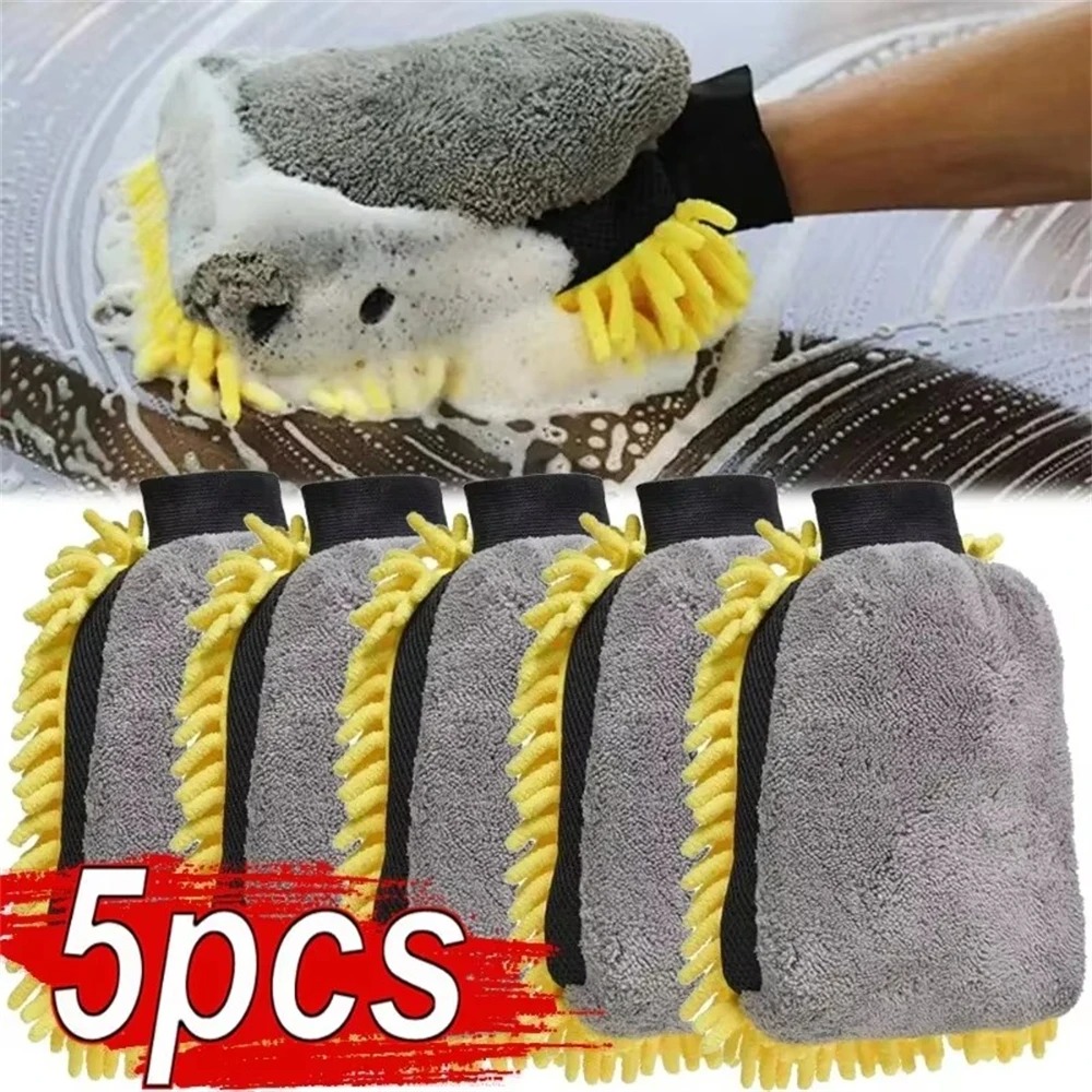 1/5pcs Car Washing Gloves Wate - Detailing Brush Set 评论和价格
