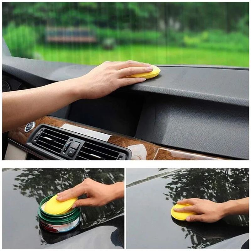 12Pcs Round Car Waxing Polish  - Wax Applicator Pad 评论和价格