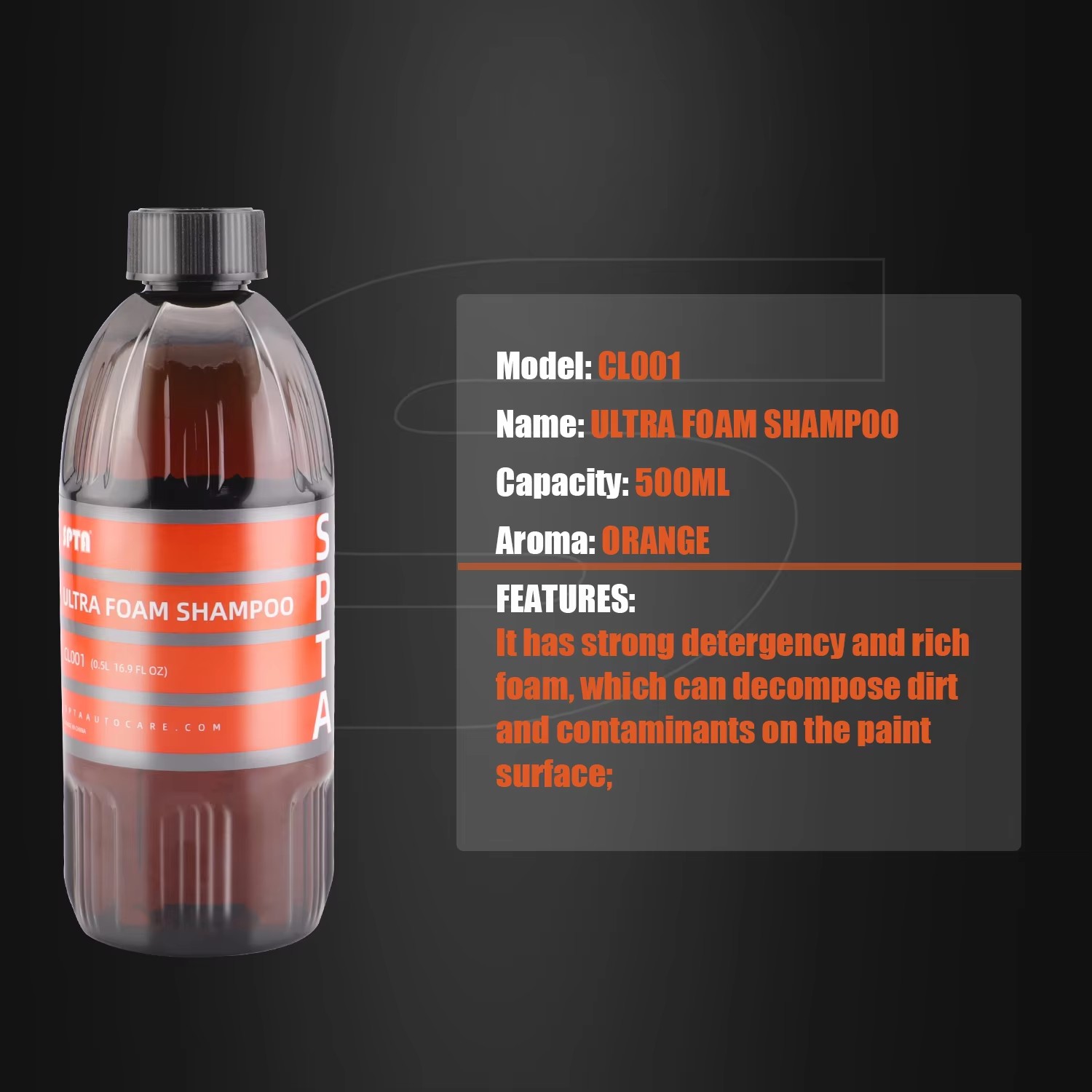 SPTA Ultra Foam Shampoo (16 Oz - Car Shampoo Ph 评论和价格